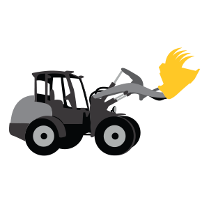Articulated loader icon