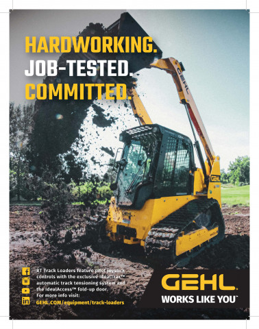 Anuncio impreso de página completa de GEHL