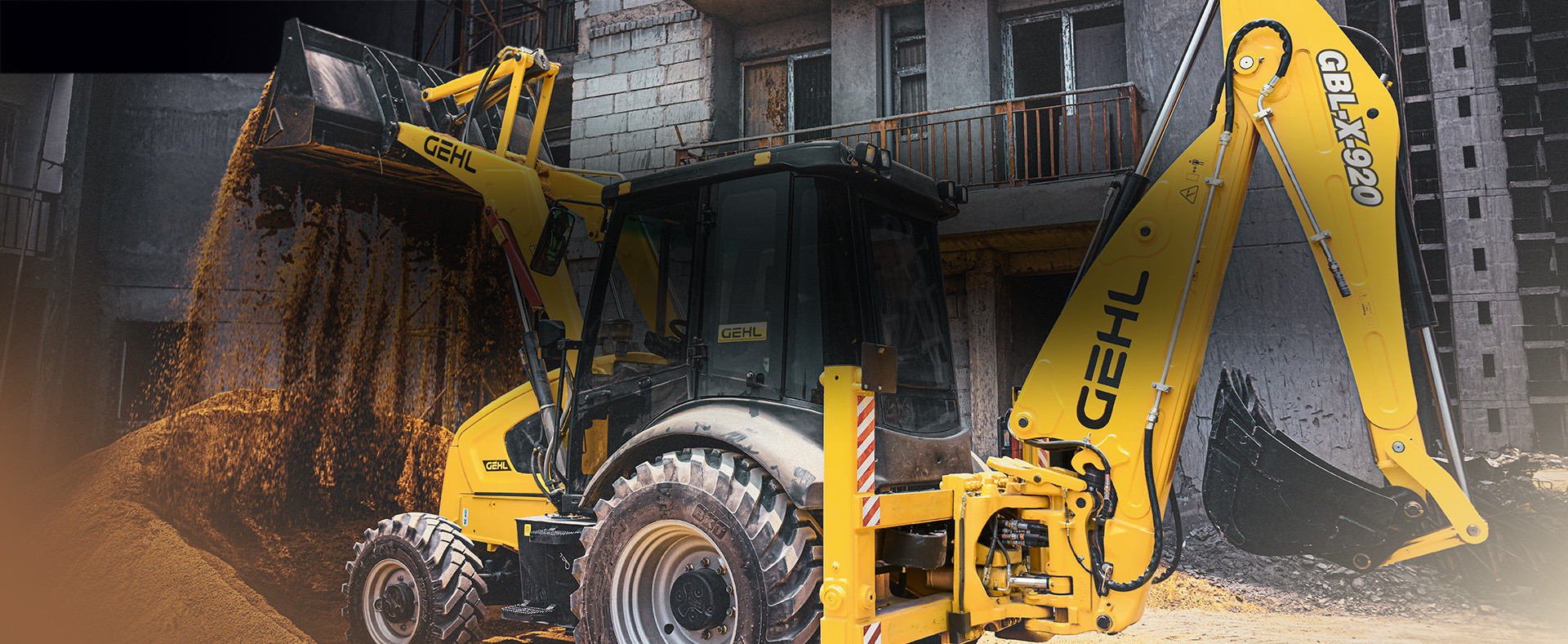 UAE GEHL Backhoe Loader - Header Image